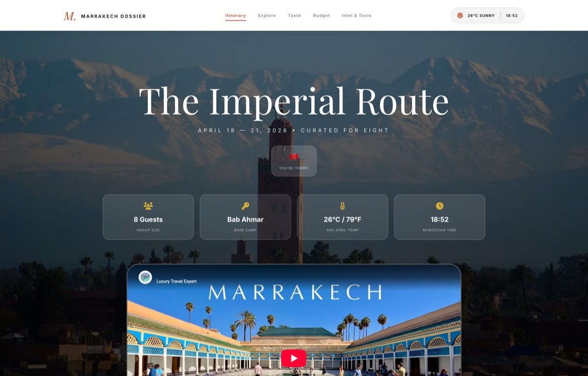 Marrakech Master Dossier